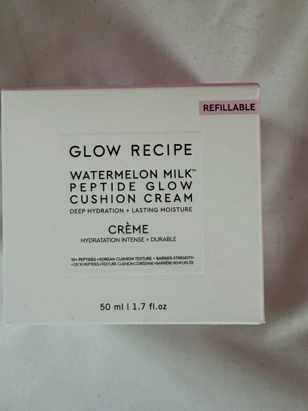 Glow Recipe Watermelon Milk Peptide Cushion Cream